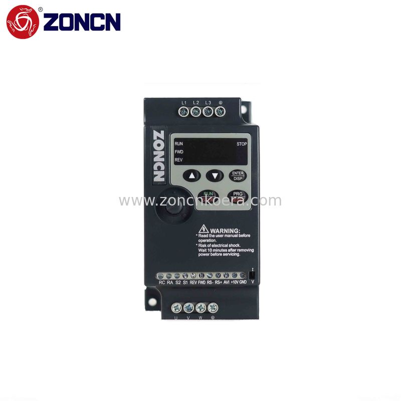 DIN rail Mountable Variable Frequency Drive Single Phase 7.5KW 400V