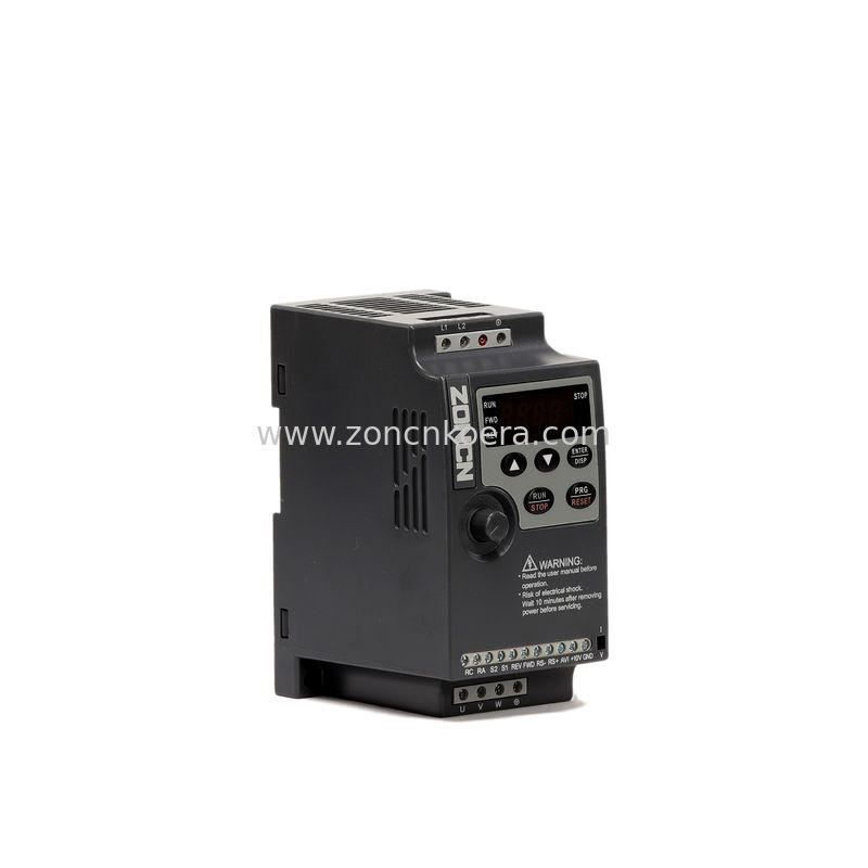 220v Single Phase Input Vfd 0.75kw 1.5kw Variable Frequency Inverter 1hp 2hp