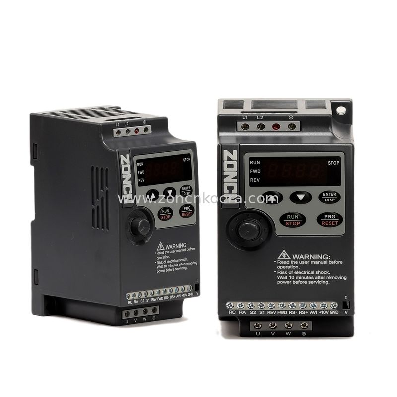 3.7kw 220v VFD Inverter Single Phase 5hp Variable Frequency Drive With CE