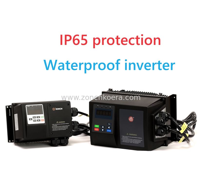 1ph 220V 3 Phase 380V 0.75KW Variable Speed Drive VFD inverter With EMC Filter