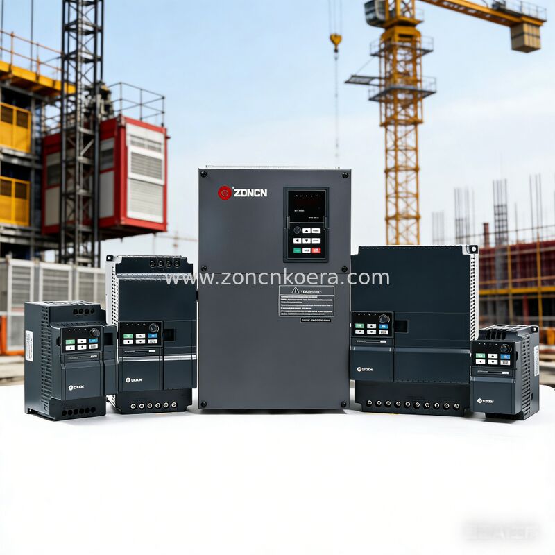 Inverter 380V 7.5KW VSD VFD Dedicated For Construction Hoists Open Loop Vector Control Industry Specific