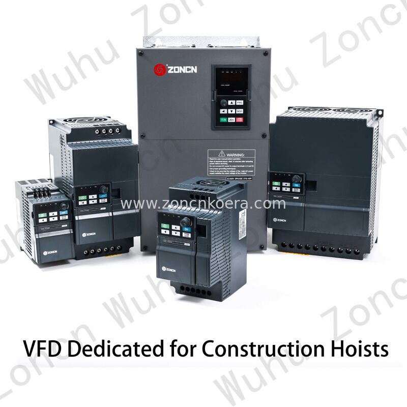 Inverter 380V 7.5KW VSD VFD Dedicated For Construction Hoists Open Loop Vector Control Industry Specific
