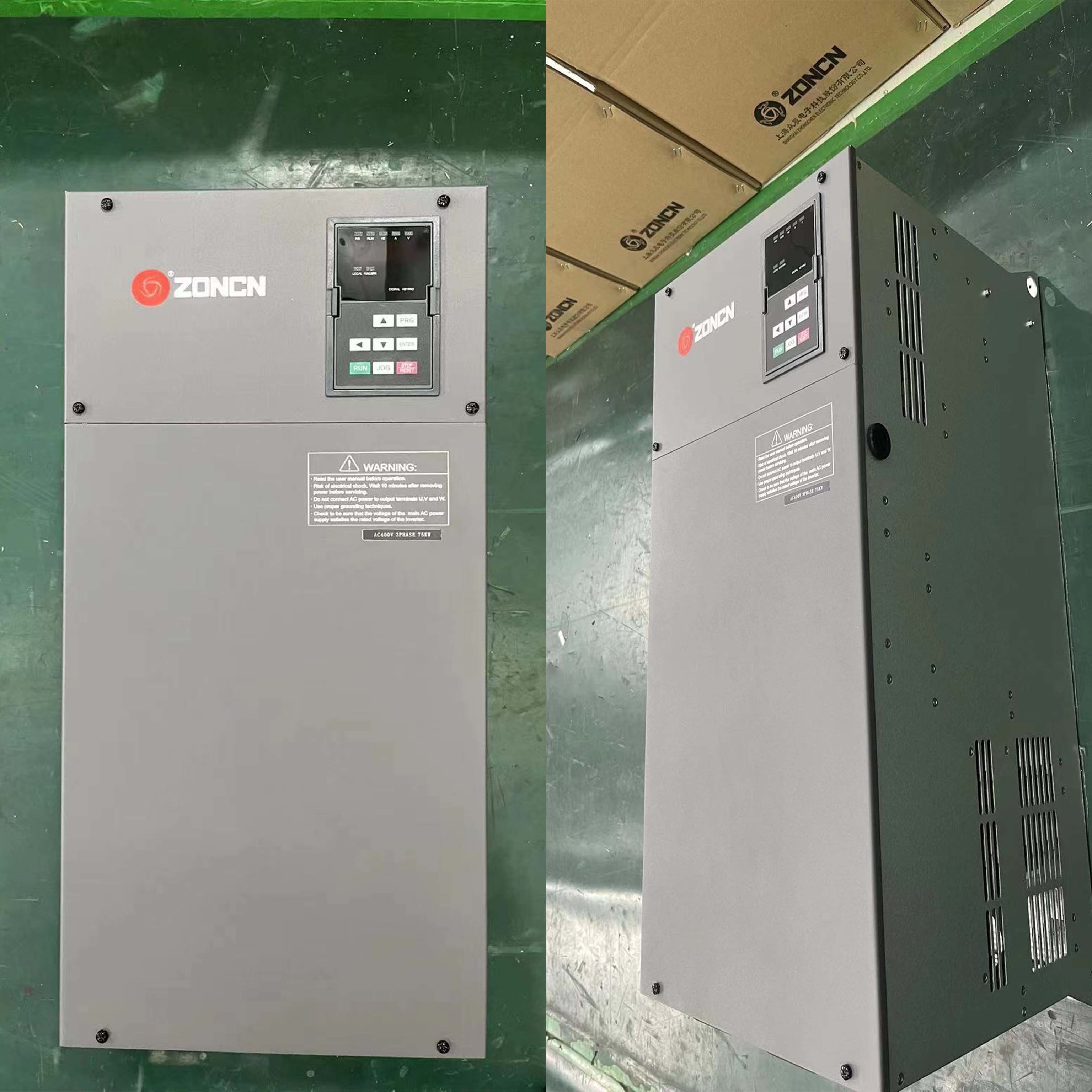 100HP AC Drives VFD 75kW Inverter Low Voltage 380v ZONCN Z2400-75G/90P