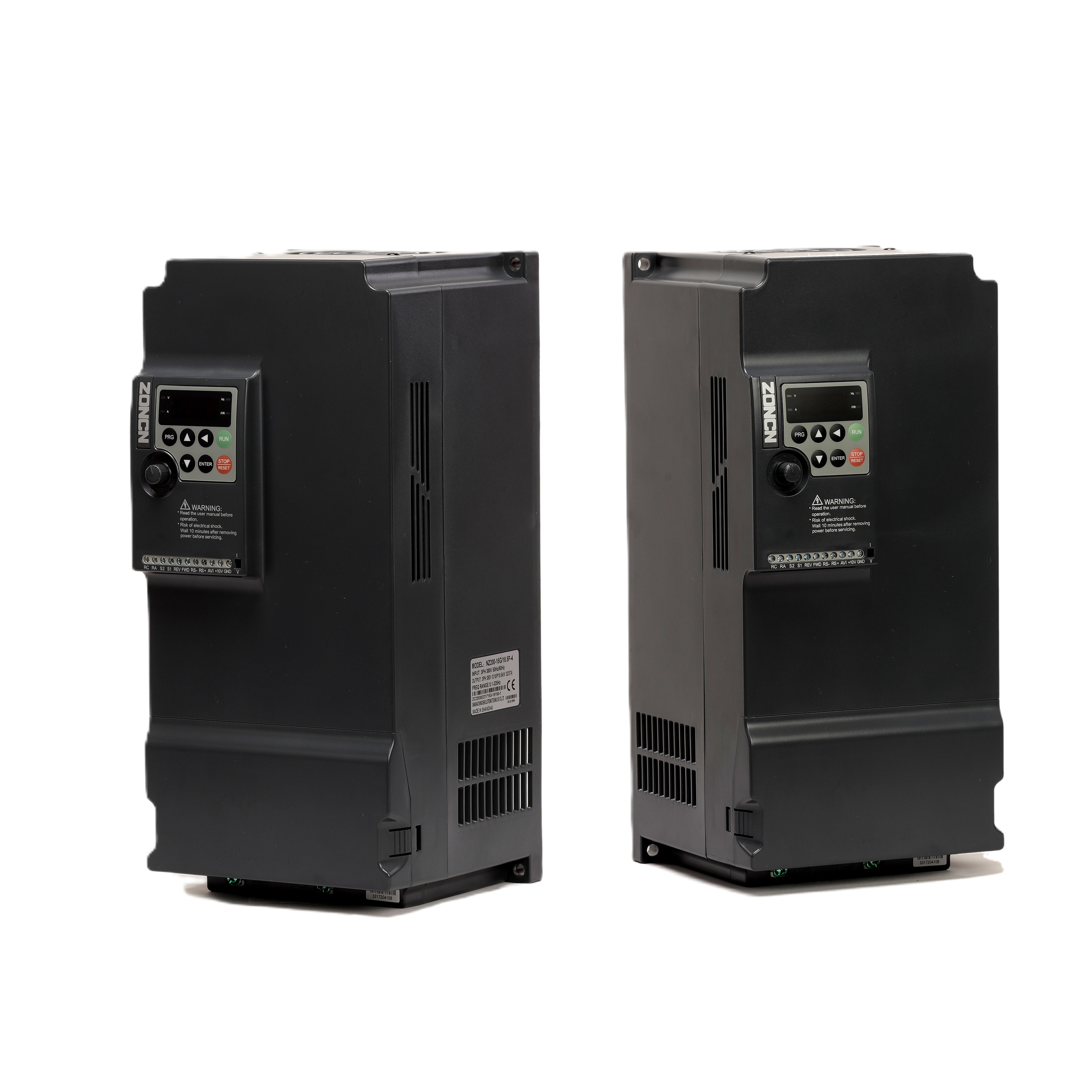 Factory Price 15kw 380v 3ph VFD AC Drive 50HZ 60HZ Variable Frequency Inverter From ZONCN