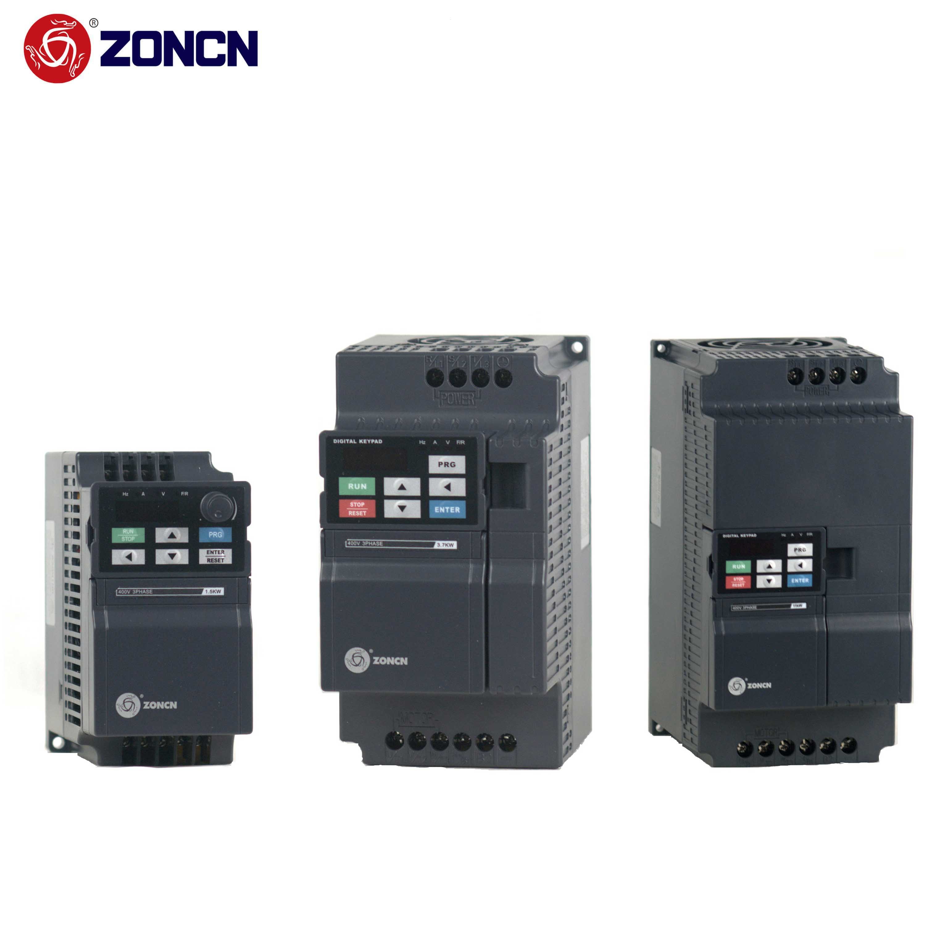 Vfd ZONCN Z2000 Series 7.5kw 11kw 380v Variable Frequency Inverters For Motor Speed Controller