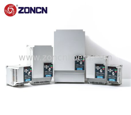 อินเวอร์เตอร์ ZONCN T200 VFD ขนาด 0.4kw-160kw พร้อมตัวกรอง EMC ในตัวและการสื่อสาร RS485/EtherCAT/Profibus/Profinet/Canopen